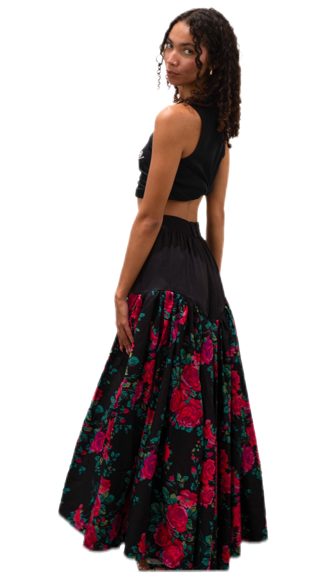 Front Split Maxi Skirt